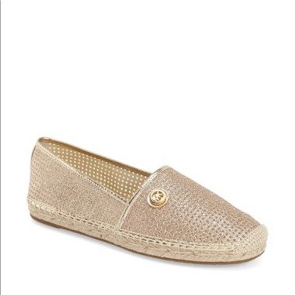 MICHAEL Michael Kors Shoes - Michael Kors Kendrick metallic mesh espadrilles